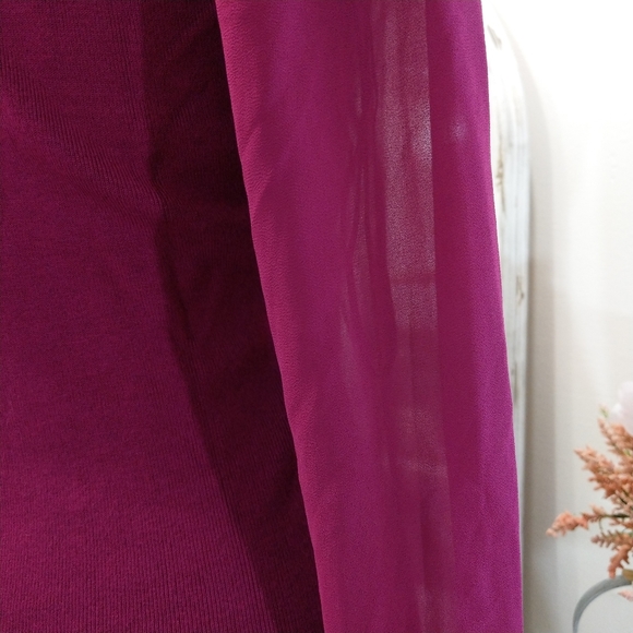 🔥LAST 1🔥NWT TED BAKER FUCHSIA SWEATER - Picture 5 of 7